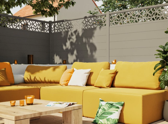 Vedação com lâminas mistas